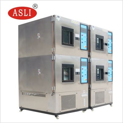 Double Zone Lab Apparatus Climate Control Chamber / Temperature Humidity Test Machine